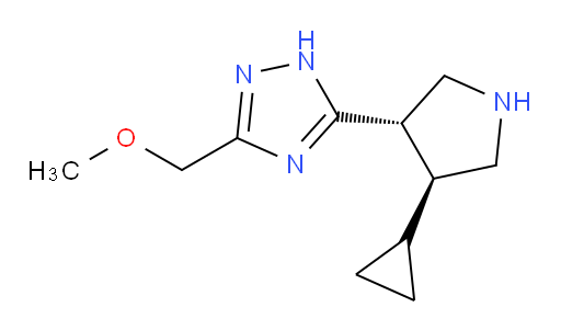 rac-5-[(3R,4R)-4-cyclopropylpyrrolidin-3-yl]-3-(methoxymethyl)-1H-1,2,4-triazole