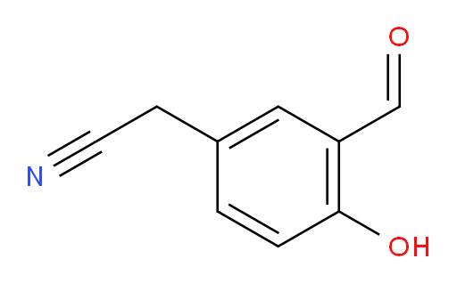 2-(3-formyl-4-hydroxyphenyl)acetonitrile