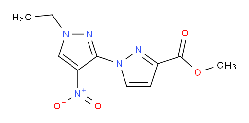 methyl 1-(1-ethyl-4-nitro-1H-pyrazol-3-yl)-1H-pyrazole-3-carboxylate