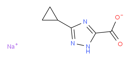 sodium 3-cyclopropyl-1H-1,2,4-triazole-5-carboxylate