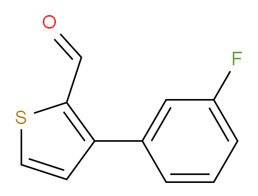 3-(3-fluorophenyl)thiophene-2-carbaldehyde