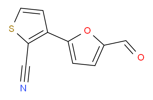 3-(5-formylfuran-2-yl)thiophene-2-carbonitrile
