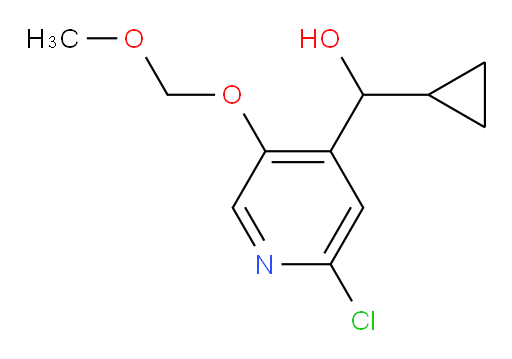 [2-chloro-5-(methoxymethoxy)pyridin-4-yl](cyclopropyl)methanol