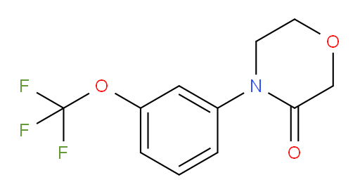 4-[3-(trifluoromethoxy)phenyl]morpholin-3-one