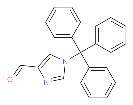 AKOS 215-50;RARECHEM AN KA 0027;4-FORMYL-1-TRITYLIMIDAZOLE;4-Formyl-1-trityl-1H-imidazole;1-TRITYL-IMDAZOLE-4-CARBOXADEHYDE;1-TRITYLIMIDAZOLE-4-CARBOXALDEHYDE;1-Trityl-1H-iMidazol-4-carbaldehyde;1-Trityl-1H-imidazole-4-carbaldehyde;1-TRITYL-1H-IMIDAZOLE-4-CARBOXALDEHYDE;1-Tritylimidazole-4-carboxaldehyde,98%