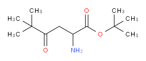 tert-butyl 2-amino-5,5-dimethyl-4-oxohexanoate