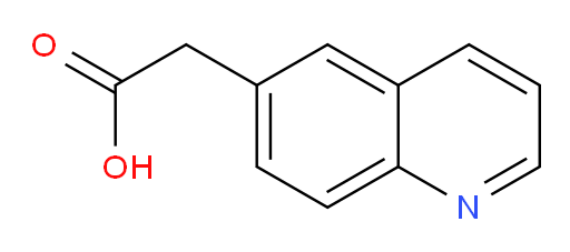 6-Quinolylacetic acid;Quinolin-6-Yl-Acetic Acid;2-(quinolin-6-yl)acetic acid;6-Quinoline Acetic Acid, 97+%;6-Quinolylacetic acid 2-(Quinolin-6-yl)acetic acid