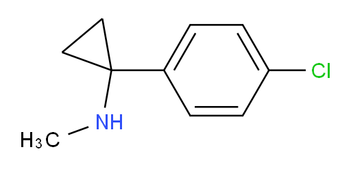 1-(4-chlorophenyl)-N-methylcyclopropanamine