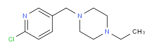 1-((6-chloropyridin-3-yl)methyl)-4-ethylpiperazine