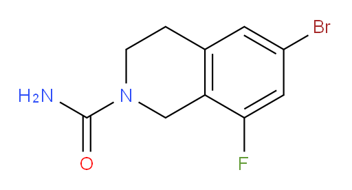 6-bromo-8-fluoro-3,4-dihydroisoquinoline-2(1H)-carboxamide