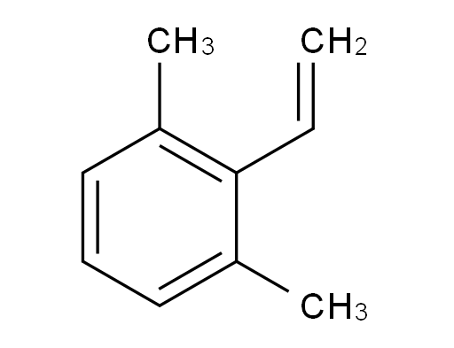2-vinyl-m-xylene;2,6-DIMETHYLSTYRENE;styrene,2,6-dimethyl-;Styrene, 2,6-dimethyl-;2 6-DIMETHYLSTYRENE 92%;1,3-Dimethyl-2-vinylbenzene;2-Ethenyl-1,3-dimethylbenzene;1-ethenyl-2,6-dimethylbenzene;1,3-Dimethyl-2-ethenylbenzene;benzene,1-ethenyl-2,6-dimethyl-