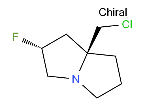 (2R,7aS)-7a-(chloromethyl)-2-fluorohexahydro-1H-pyrrolizine
