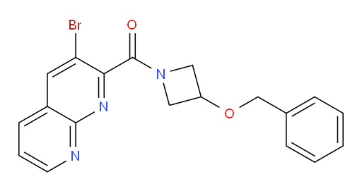 (3-(benzyloxy)azetidin-1-yl)(3-bromo-1,8-naphthyridin-2-yl)methanone