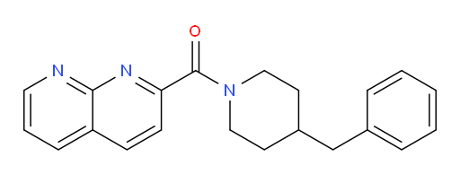 (4-benzylpiperidin-1-yl)(1,8-naphthyridin-2-yl)methanone