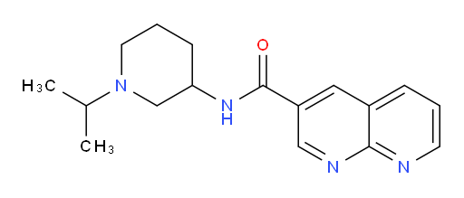 N-(1-isopropylpiperidin-3-yl)-1,8-naphthyridine-3-carboxamide