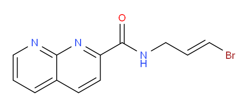 (E)-N-(3-bromoallyl)-1,8-naphthyridine-2-carboxamide