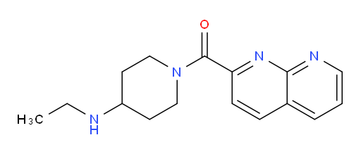(4-(ethylamino)piperidin-1-yl)(1,8-naphthyridin-2-yl)methanone
