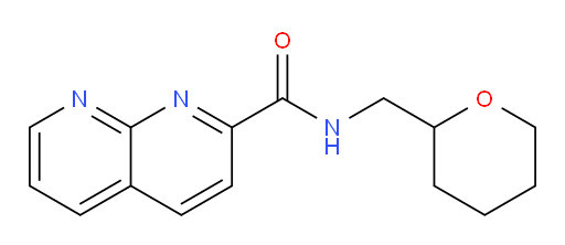 N-((tetrahydro-2H-pyran-2-yl)methyl)-1,8-naphthyridine-2-carboxamide