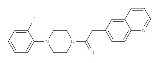 1-(4-(2-fluorophenyl)piperazin-1-yl)-2-(quinolin-6-yl)ethanone