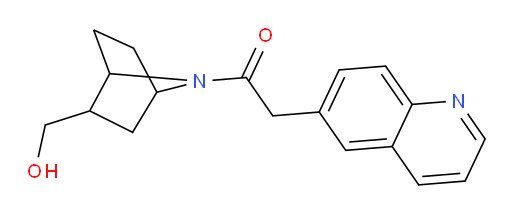 1-(2-(hydroxymethyl)-7-azabicyclo[2.2.1]heptan-7-yl)-2-(quinolin-6-yl)ethanone