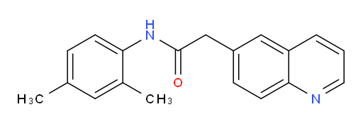 N-(2,4-dimethylphenyl)-2-(quinolin-6-yl)acetamide