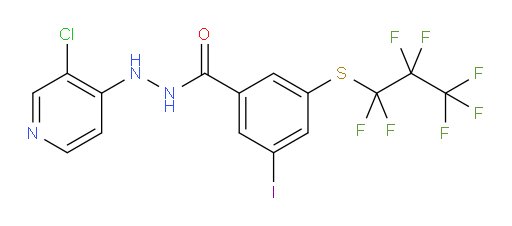 N'-(3-chloropyridin-4-yl)-3-iodo-5-((perfluoropropyl)thio)benzohydrazide