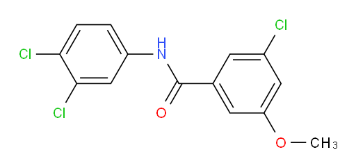 3-chloro-N-(3,4-dichlorophenyl)-5-methoxybenzamide