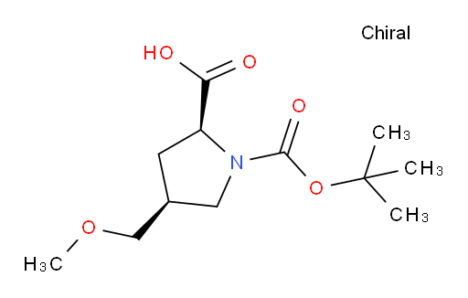 (2S,4S)-1-(tert-butoxycarbonyl)-4-(methoxymethyl)pyrrolidine-2-carboxylic acid