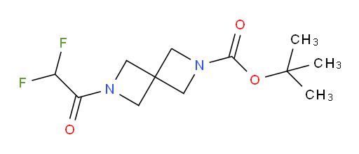 tert-butyl 6-(2,2-difluoroacetyl)-2,6-diazaspiro[3.3]heptane-2-carboxylate
