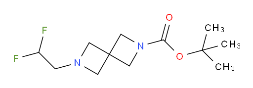 tert-butyl 6-(2,2-difluoroethyl)-2,6-diazaspiro[3.3]heptane-2-carboxylate