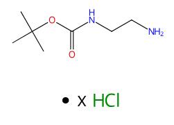 Carbamic acid, N-(2-aminoethyl)-, 1,1-dimethylethyl ester, hydrochloride (1:?)