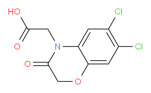 2-(6,7-Dichloro-3-oxo-2H-benzo[b][1,4]oxazin-4(3H)-yl)acetic acid