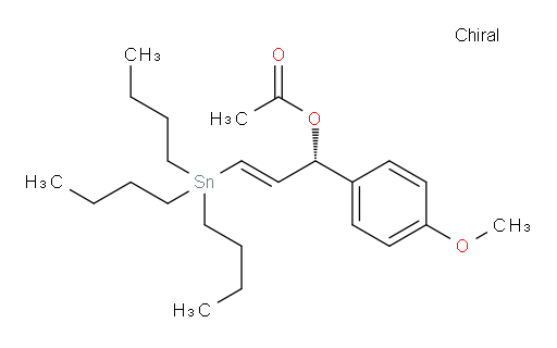 (S,E)-1-(4-methoxyphenyl)-3-(tributylstannyl)allyl acetate