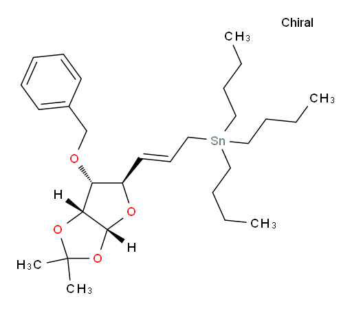 ((E)-3-((3aR,5R,6R,6aR)-6-(苄氧基)-2,2-二甲基四氢呋喃并[2,3-d][1,3]二氧杂环戊烯-5-基)烯丙基)三丁基锡烷