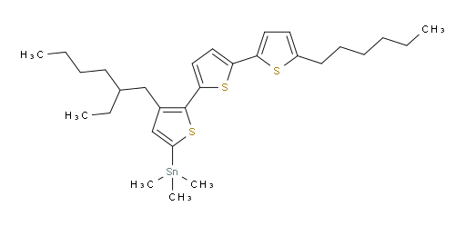 (3-(2-ethylhexyl)-5''-hexyl-[2,2':5',2''-terthiophen]-5-yl)trimethylstannane