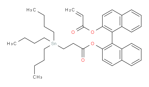 2'-((3-(tributylstannyl)propanoyl)oxy)-[1,1'-binaphthalen]-2-yl acrylate