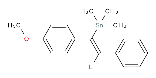 (Z)-(2-(4-methoxyphenyl)-1-phenyl-2-(trimethylstannyl)vinyl)lithium