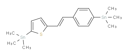 (E)-trimethyl(5-(4-(trimethylstannyl)styryl)thiophen-2-yl)stannane