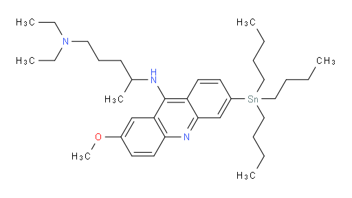N1,N1-diethyl-N4-(2-methoxy-6-(tributylstannyl)acridin-9-yl)pentane-1,4-diamine