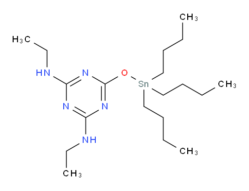 N2,N4-diethyl-6-((tributylstannyl)oxy)-1,3,5-triazine-2,4-diamine