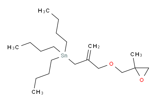 tributyl(2-(((2-methyloxiran-2-yl)methoxy)methyl)allyl)stannane