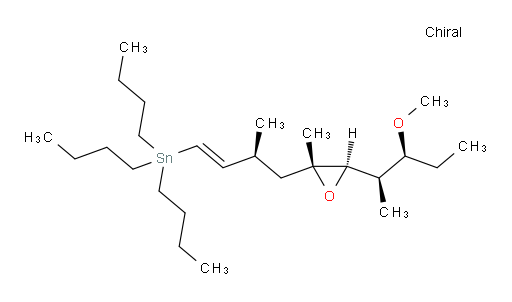 tributyl((S,E)-4-((2R,3R)-3-((2R,3S)-3-methoxypentan-2-yl)-2-methyloxiran-2-yl)-3-methylbut-1-en-1-yl)stannane