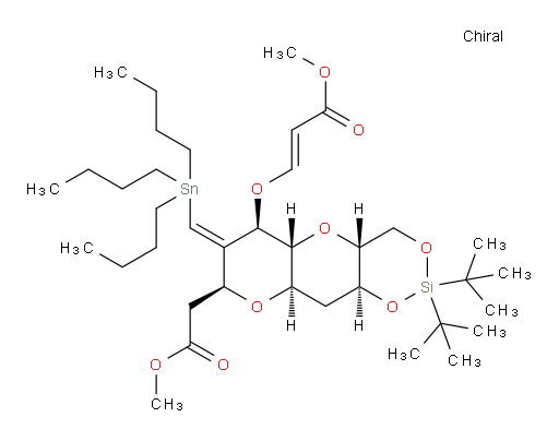(E)-methyl 3-(((4aR,5aR,6R,8S,9aR,10aS,Z)-2,2-di-tert-butyl-8-(2-methoxy-2-oxoethyl)-7-((tributylstannyl)methylene)octahydro-4H-pyrano[2',3':5,6]pyrano[3,2-d][1,3,2]dioxasilin-6-yl)oxy)acrylate