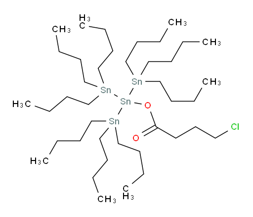 1,1,1,3,3,3-hexabutyl-2-(tributylstannyl)tristannan-2-yl 4-chlorobutanoate