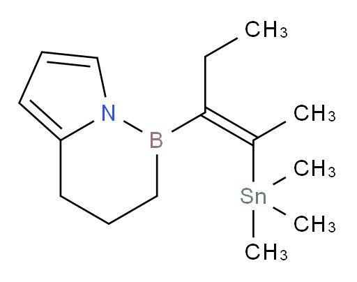 (E)-1-(2-(三甲基锡基)戊-2-烯-3-基)-1,2,3,4-四氢吡咯并[2,1-f][1,2]氮杂borinine