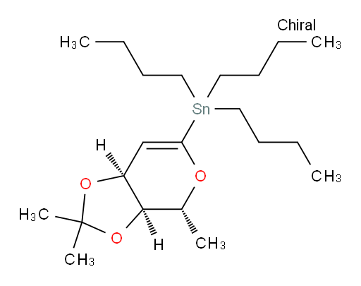 tributyl((3aR,4R,7aS)-2,2,4-trimethyl-4,7a-dihydro-3aH-[1,3]dioxolo[4,5-c]pyran-6-yl)stannane