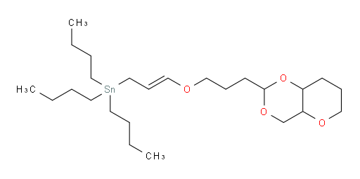 (E)-tributyl(3-(3-(hexahydropyrano[3,2-d][1,3]dioxin-2-yl)propoxy)allyl)stannane