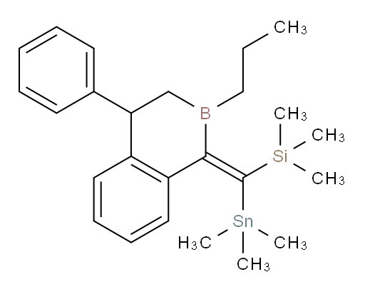 (Z)-trimethyl((4-phenyl-2-propyl-3,4-dihydrobenzo[c]borinin-1(2H)-ylidene)(trimethylstannyl)methyl)silane