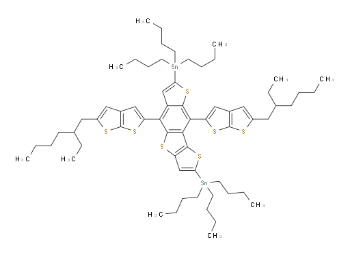1,1′-[5,9-Bis[5-(2-ethylhexyl)thieno[2,3-b]thien-2-yl]dithieno[3,2-b:2′,3′-f][1]benzothiophene-2,7-diyl]bis[1,1,1-tributylstannane]