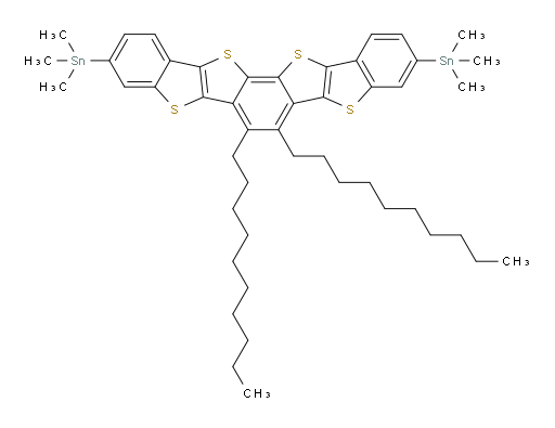 1,1′-(6,7-Didecyl[1]benzothieno[3,2-b][1]benzothieno[2′,3′:4,5]thieno[3,2-g][1]benzothiophene-3,10-diyl)bis[1,1,1-trimethylstannane]